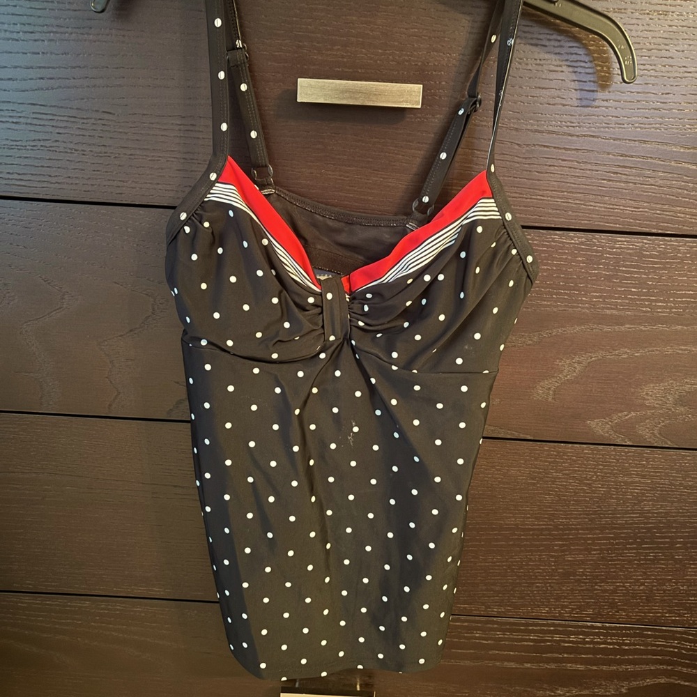 Polka Dot Tankini Top size 36B